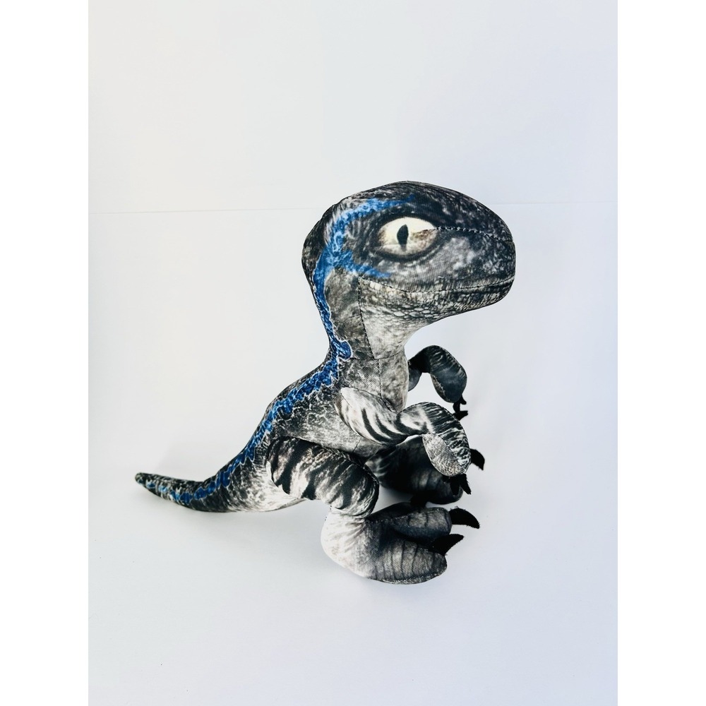 Universal Studios Jurassic World Blue Baby Raptor Stuffed 8" Plush Toy‎